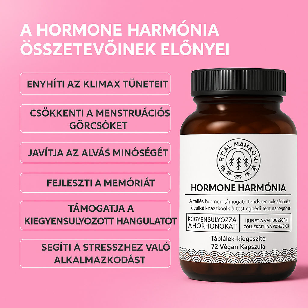 Hormone Harmonia™ – Gyors, látható és tartós megoldás a hormonális egyensúly helyreállítására