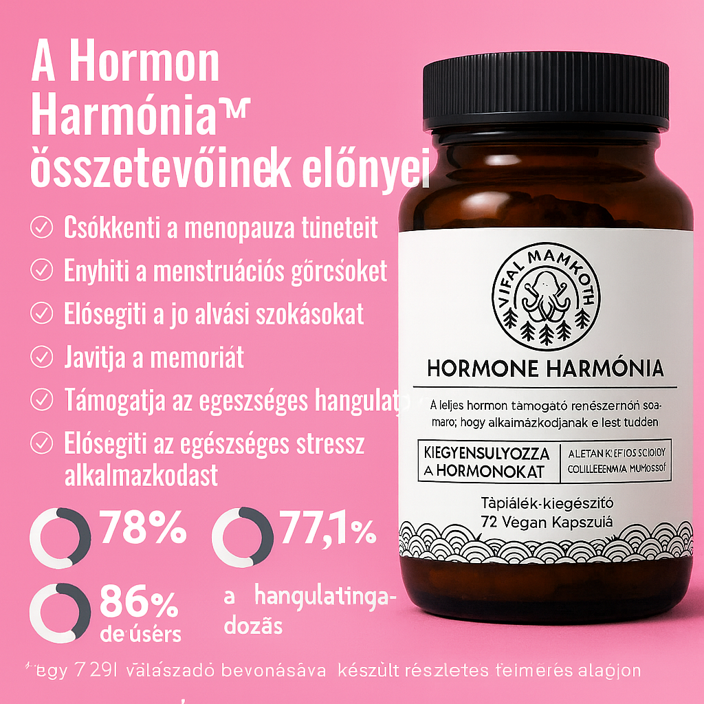 Hormone Harmonia™ – Gyors, látható és tartós megoldás a hormonális egyensúly helyreállítására