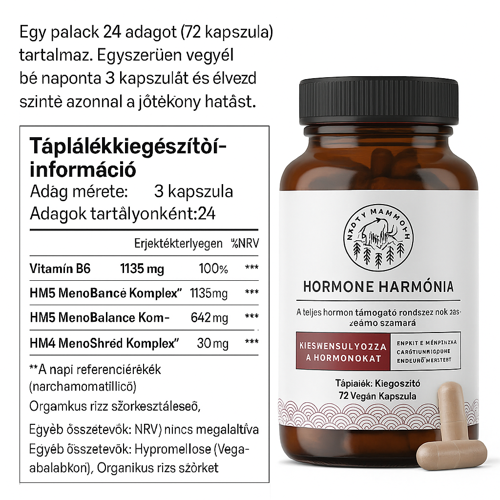 Hormone Harmonia™ – Gyors, látható és tartós megoldás a hormonális egyensúly helyreállítására