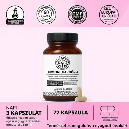 Hormone Harmonia™ – Gyors, látható és tartós megoldás a hormonális egyensúly helyreállítására