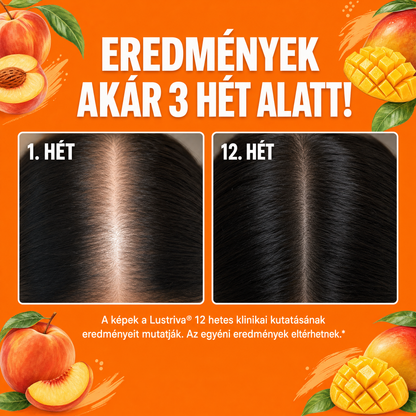 Hair Harmonia™ – Folyékony Multivitamin a dúsabb, erősebb hajért – 15+ vitamin, Biotin 10.000 mcg, Lustriva® hajnövesztő komplexszel