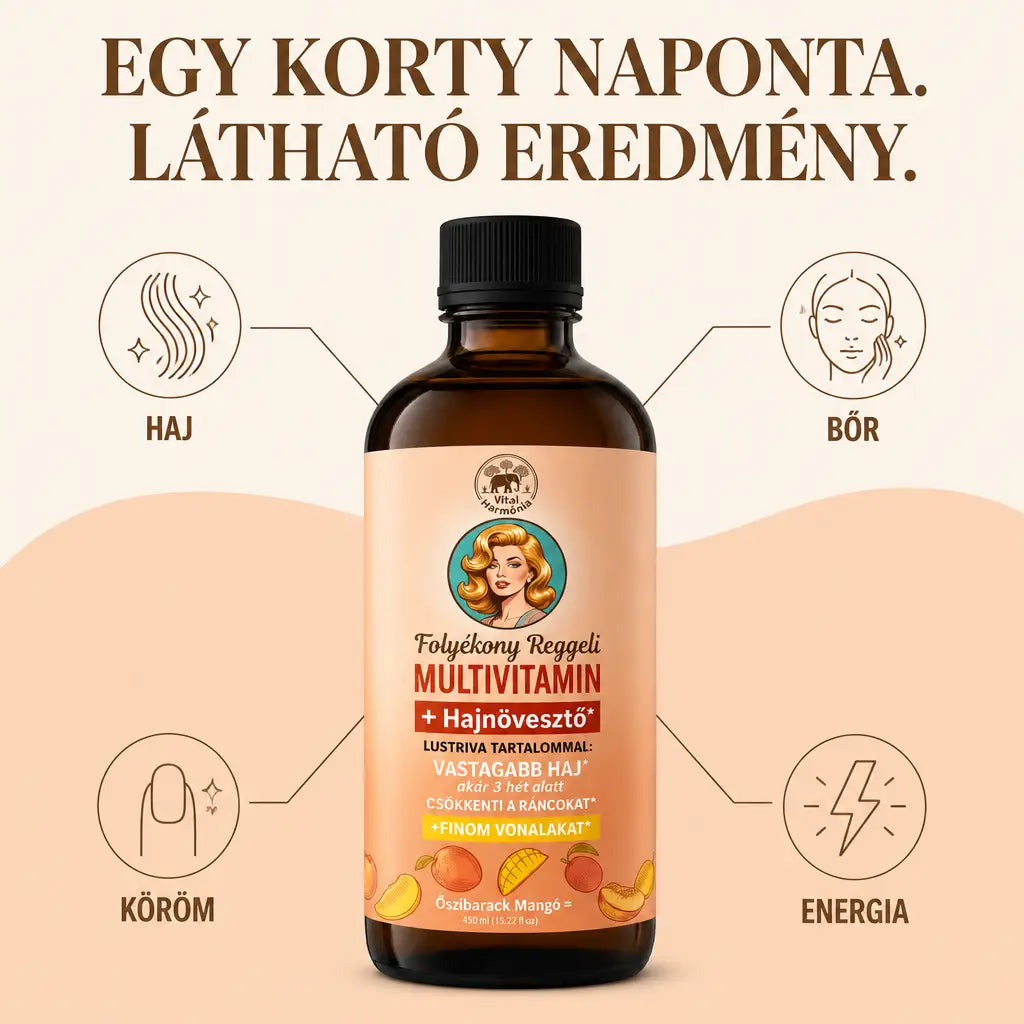 Hair Harmonia™ – Gyors, látható és tartós megoldás a hajhullásra, a vékonyodó hajvonalra és az élettelen hajra – 15+ vitaminnal és Lustriva® komplexszel